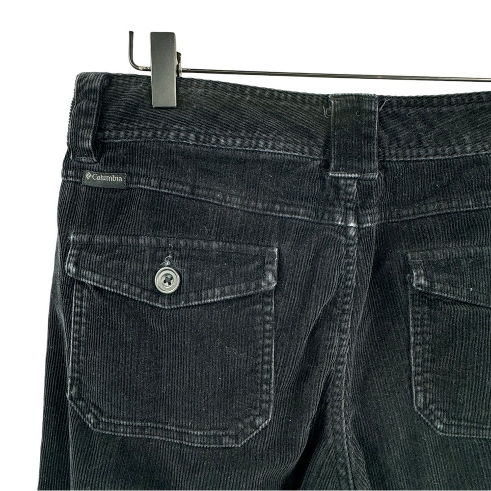Women's Columbia Corduroy Pants Straight Leg Cargo Stretch Cotton Faded Black 10 - Picture 7 of 10